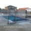 Galvanized temporary pool fence