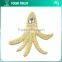 Gold Metallic Squid Cloth Applique Custom Woven Patches