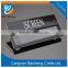 aluminum alloy security pin on name badge and tag with gold color and stamped brand logo in high quality