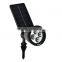 2 in 1 cheap solar multi-color led landscape light