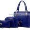 Fashion pu Leather set Handbag Ladies  China Supplier 2015 3 pcs in one set bags