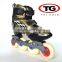 Plastic with imitation carbon fiber carbon fiber inline roller skates professional for sale