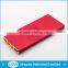 A-grade quality portable aluminum slim power bank charger with dual output