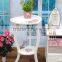 Home furniture cheap wholesale rural style countryside white solid wood table