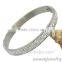 316l Stainless Steel Make Crystal Bangle