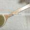 Long handle bristle bath brush with messager beads