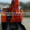 crawler grilled slag machine in China wheel excavators WBO-80