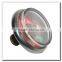 High quality brass back mount fire extinguisher micro pressure gauge