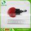 High brightness love shape 2 led keychain lights mini flashlights