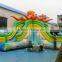 Double Lane Octopus Inflatable Slide Pool Inflatable Octopus Slide Pool