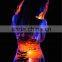 Glow in the dark black light body paint face body color luminous fluorescent neon blue makeup maquiagem metallic flash tattoo