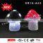 Acrylic lighted up LED mushrooms with 10LED