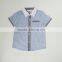 Boys blue short sleeve shirt latest shirt designs for boys