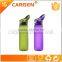 Bpa free bicycle plastic sport water bottle wtih straw