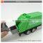 Styles die cast pull back metal toys car garbage truck for wholesale