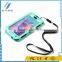 Waterproof Case Note 4 for Smartphones With Button Green