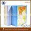 A4 size 4 pin post binder pvc leather file folder white with transparent pocket