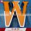 Factory direct sale outdoor stainless steel letter frontlit 3d led sign