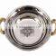 IndianArtVilla Handmade Steel Kadhai Karahi Wok With Brass Handle 500 ML - Serving Indian Food Dal Curry Vegetable Home Hotel