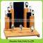 Wooden material wrist watch display counter with acrylic board, custom top grade watch stand