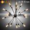 American country living room creative wrought iron chandelier, glass dining chandelier
