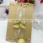 High quality decorating laser cut gold marriage invitation card