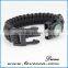 Survival cross Paracord bracelet with Logo Braided Paracord bracelets