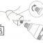 WiFi Fisheye Cloud Smart Bulb 720p ip fisheye camera with two-way audio and 128G recording feature