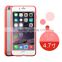 Color border 4.7inch high quality mobile silicone case for iphone 6