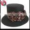 lady women plain church hats