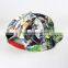 Hat With Floral Flat Brim,hat Flat Bill,boy Flat Brim Hat