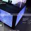 L Shape LED Bar Counter.Mini bar.LED bar. Receiption Desk Lates design