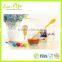 Creative Silicone Steel Smile Honey Stirring Stick, Coffee Jam Dessert Spoon, Long Handle Stir Mixing Bar