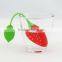 Food Grade Safe Stawberry Shaped Silicone Tea Infuser Tea Bag