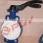 F46 hydrochloric acid Manual turbine PN16 butterfly valve