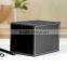 China wholesale office stationery , luxury pen holder, leather square brush pot