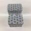 2017 wholesale new design Christmas printing rectangle tin gift box can 2pc set