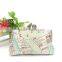 2015 new printed canvas mini metal frame coin purse