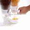 Kawachi Plastic Dual Double Cereal Dry Food Dispenser and Container