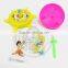 Plastic Spinning Top Candy Toy With Tattoo And Toy