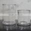 100ml 200ml 300ml the best price glass material candle jar /bell jar