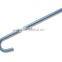 Color plain/zinc plated /black/HDG foundation anchor bolt m42