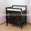 Walnut NZ Pine 3 Drawers Baby Change Table Dresser
