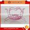 Lovers Desk Heart Shaped Pink Metal Toothpaste Toothbrush Holder Rack