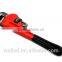 plastic coated handle with heavy-duty pipe wrench