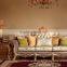 Victorian Solid Wood Hand Carved Royal Living Room Sofa And Coffee Table(MOQ=1 SET)