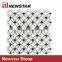 Newstar Hot Saling Italian White Carrrara Marble Flower Shape Mosaic
