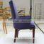 Luxury antique fabric dinning chair with many color best price high quality