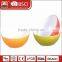 2017new wholesale colorful food grade PP salad plastic bowl with different sizes
