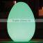 rechargeable led color changing led egg night light table light